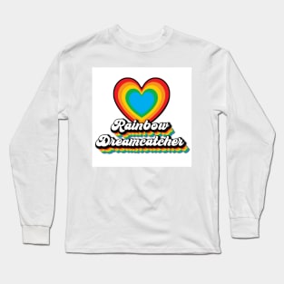 Rainbow Dreamcatcher Heart Long Sleeve T-Shirt